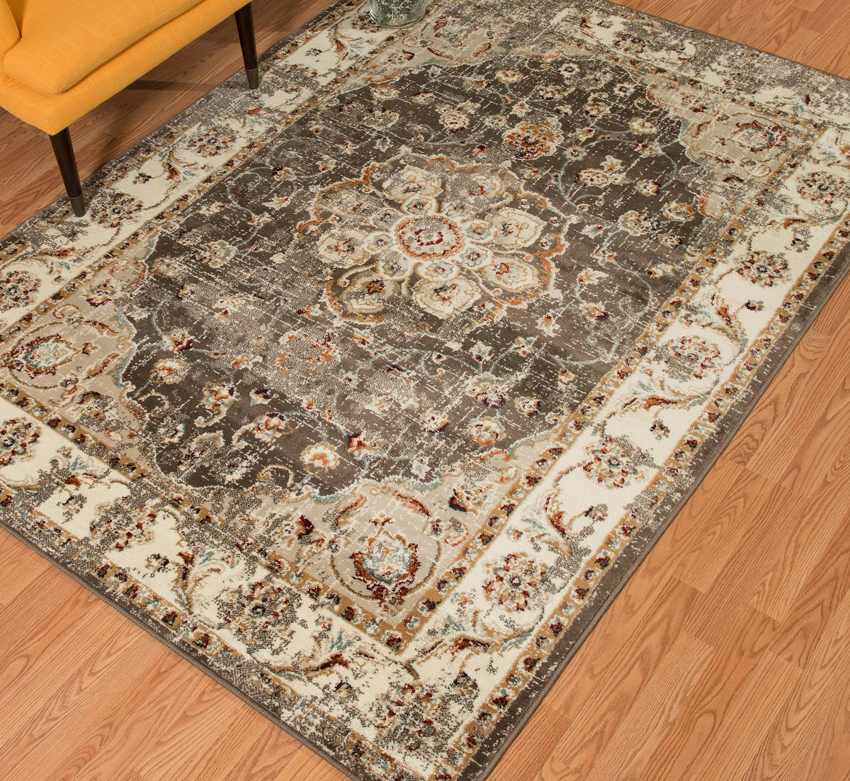 United Weavers Bridges Ponte Vecchio Taupe Rug - room scene