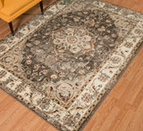 United Weavers Bridges Ponte Vecchio Taupe Rug - room scene