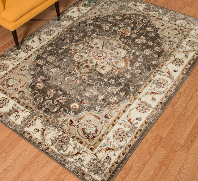 United Weavers Bridges Ponte Vecchio Taupe Rug - room scene