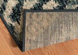 United Weavers Bridges Verazanno Navy Rug - backing detail