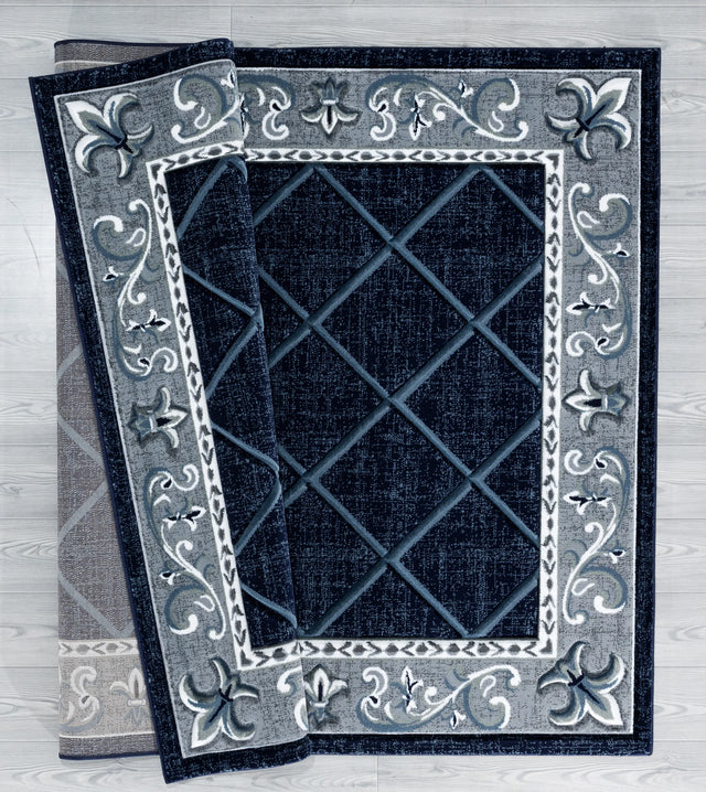 United Weavers Bristol Altamont Navy Rug - backing detail