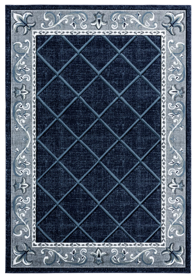 United Weavers Bristol Altamont Navy Rug - front view