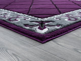 United Weavers Bristol Altamont Plum Rug - angle view