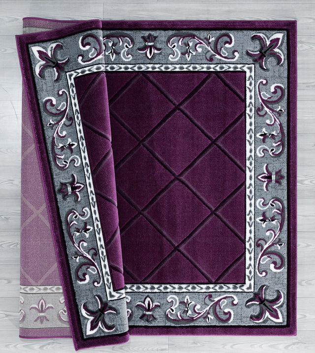 United Weavers Bristol Altamont Plum Rug - backing detail