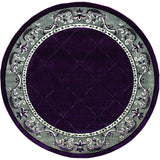 United Weavers Bristol Altamont Plum Rug - round front view