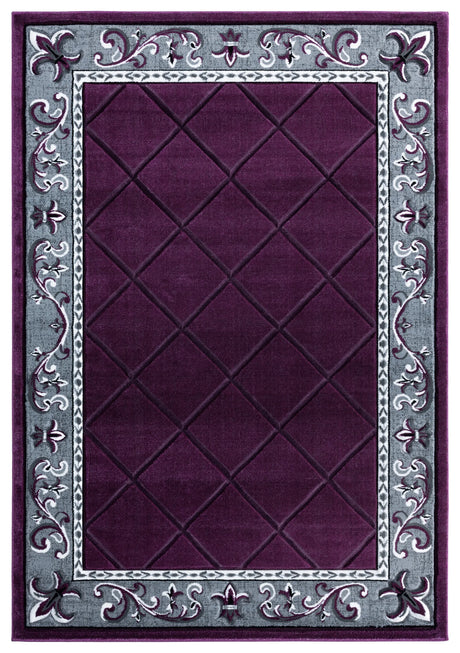 United Weavers Bristol Altamont Plum Rug - front view