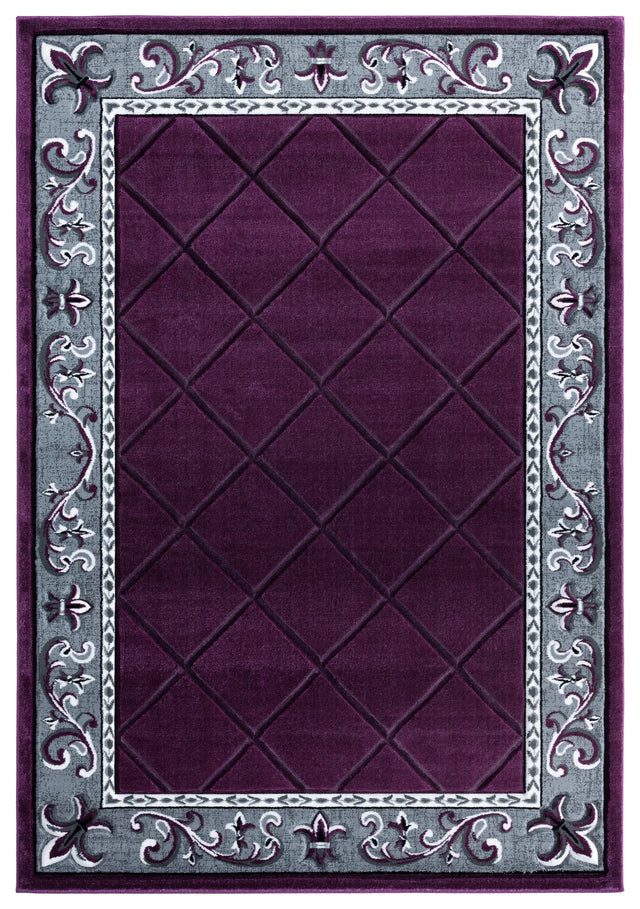 United Weavers Bristol Altamont Plum Rug - front view