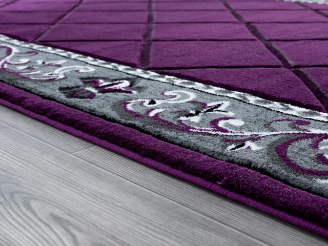 United Weavers Bristol Altamont Plum Rug - pile height detail