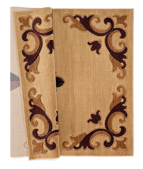 United Weavers Bristol Barnsley Beige Rug - backing detail