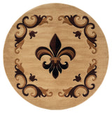 United Weavers Bristol Barnsley Beige Rug - round front view