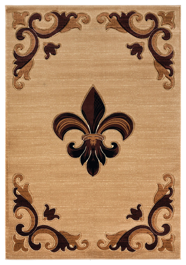 United Weavers Bristol Barnsley Beige Rug - front view