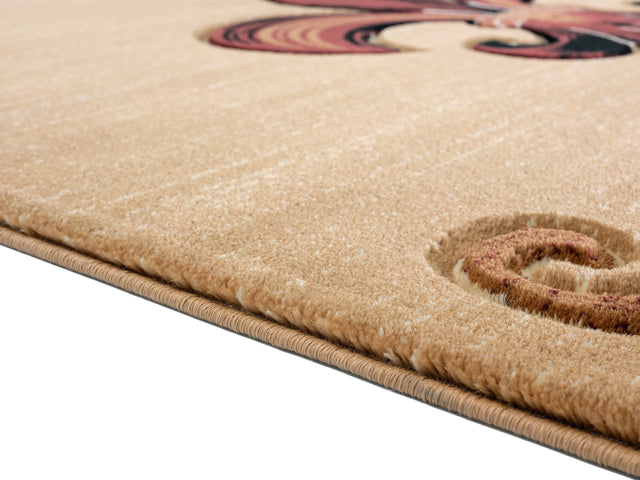 United Weavers Bristol Barnsley Beige Rug - pile height detail