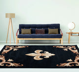 United Weavers Bristol Barnsley Black Rug - room scene