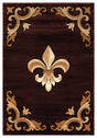 United Weavers Bristol Barnsley Brown Rug - front view