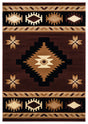 United Weavers Bristol Caliente Brown Rug - front view