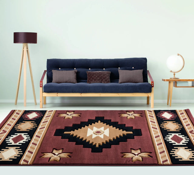 United Weavers Bristol Caliente Brown Rug - room scene