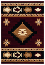United Weavers Bristol Caliente Burgundy Rug - front view