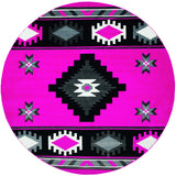 United Weavers Bristol Caliente Pink Rug - round front view