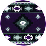United Weavers Bristol Caliente Plum Rug - round front view