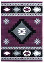 United Weavers Bristol Caliente Plum Rug - front view