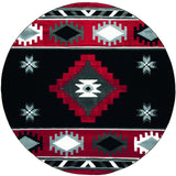 United Weavers Bristol Caliente Red Rug - round front view