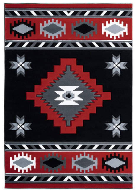 United Weavers Bristol Caliente Red Rug - front view
