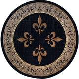 United Weavers Bristol Casselton Beige Rug - round front view