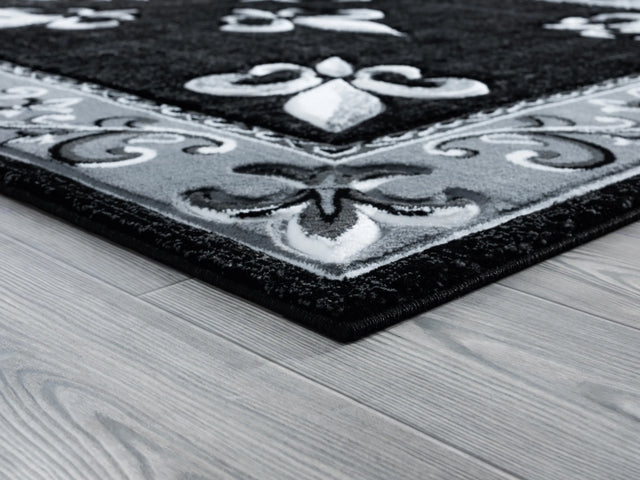 United Weavers Bristol Casselton Black Rug - angle view