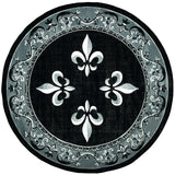United Weavers Bristol Casselton Black Rug - round front view
