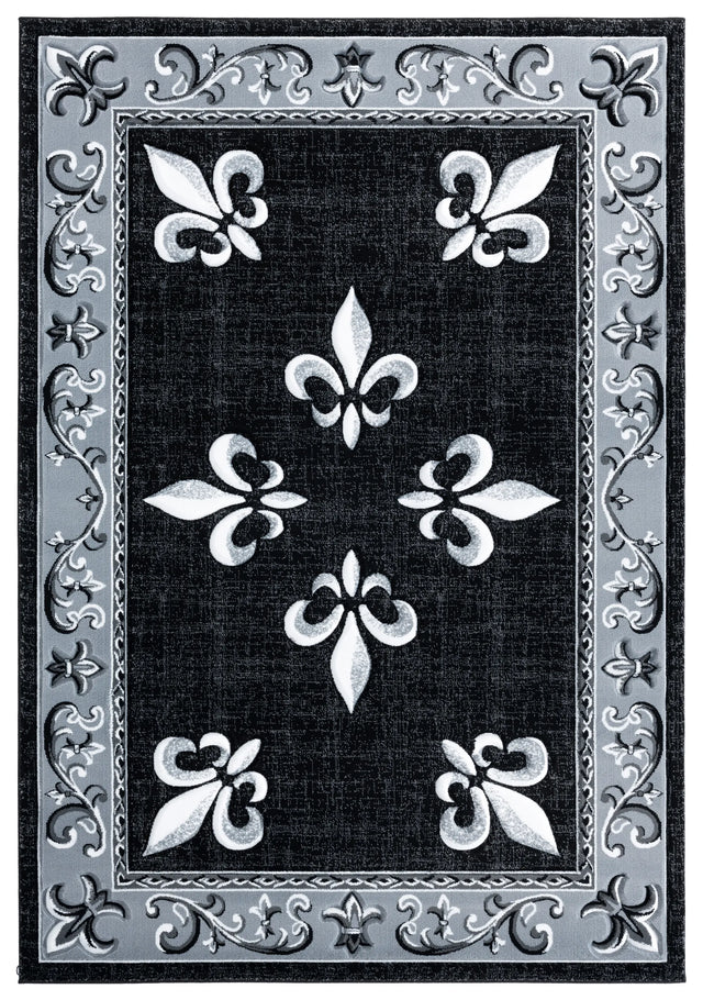 United Weavers Bristol Casselton Black Rug - front view