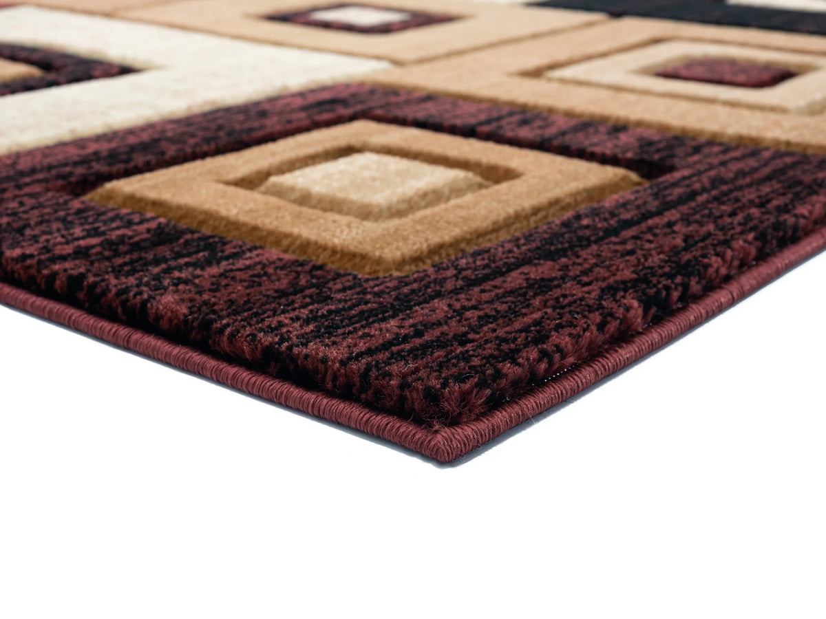 United Weavers Bristol Cicero Brown Rug - angle view