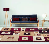 United Weavers Bristol Cicero Burgundy Rug - room scene