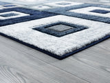 United Weavers Bristol Cicero Navy Rug - angle view