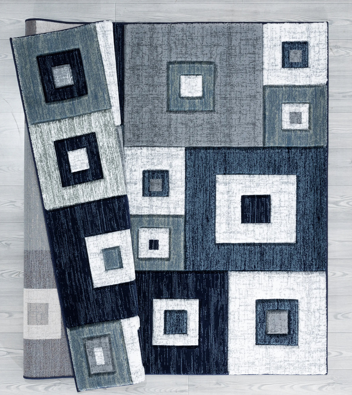 United Weavers Bristol Cicero Navy Rug - backing detail