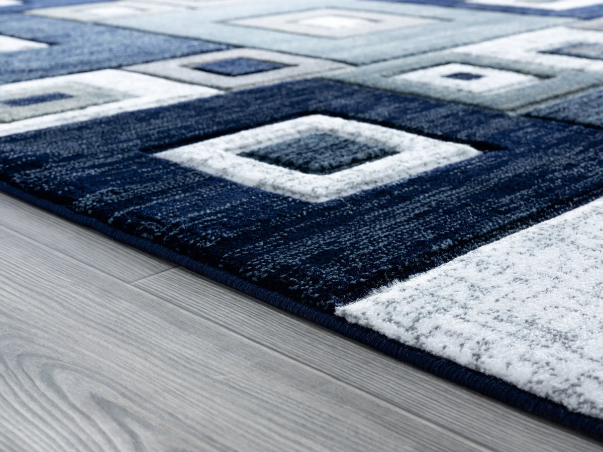 United Weavers Bristol Cicero Navy Rug - pile height detail