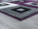 United Weavers Bristol Cicero Plum Rug - angle view