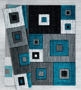 United Weavers Bristol Cicero Turquoise Rug - backing detail