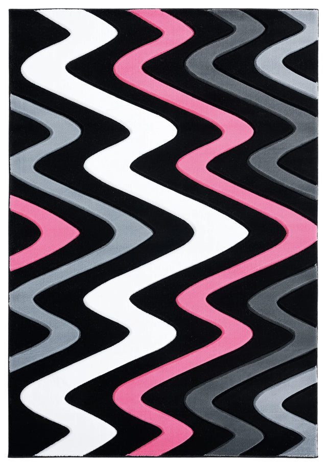 United Weavers Bristol Embezzle Pink Rug - front view