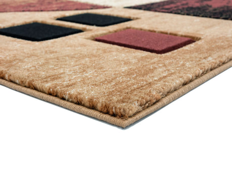 United Weavers Bristol Epsilon Brown Rug - angle view