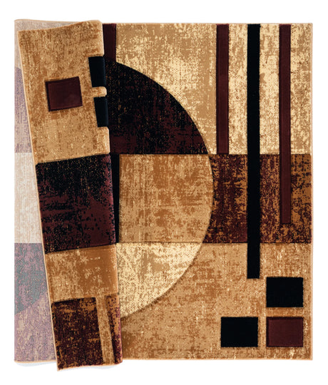 United Weavers Bristol Epsilon Brown Rug - backing detail