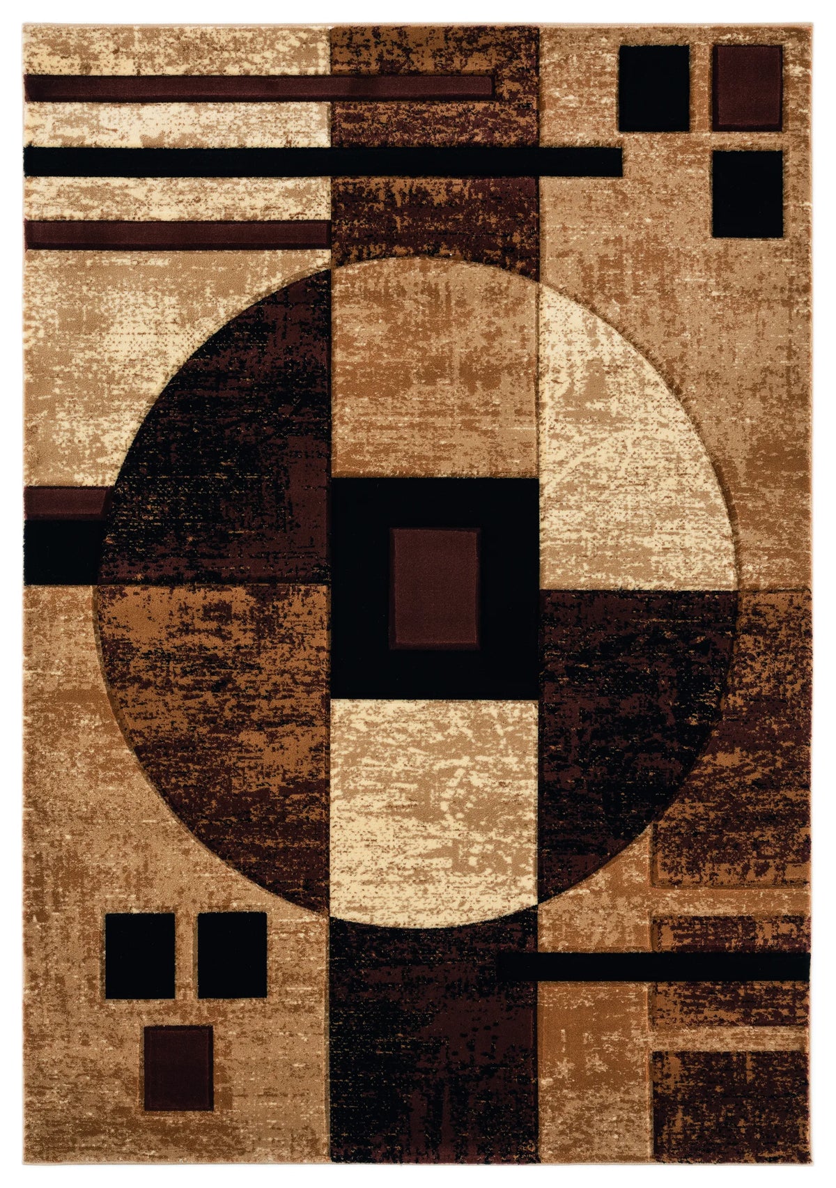 United Weavers Bristol Epsilon Brown Rug - front view