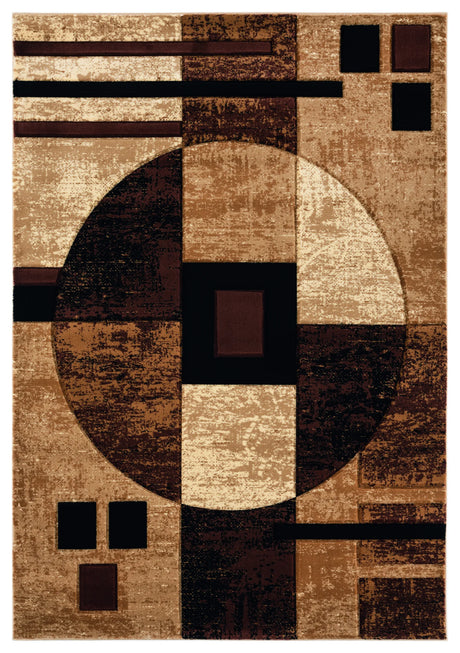 United Weavers Bristol Epsilon Brown Rug - front view
