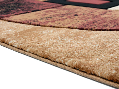 United Weavers Bristol Epsilon Brown Rug - pile height detail