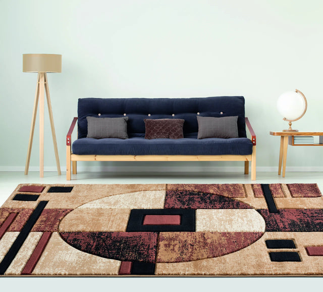 United Weavers Bristol Epsilon Brown Rug - room scene