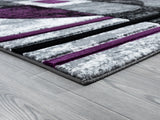 United Weavers Bristol Epsilon Plum Rug - angle view