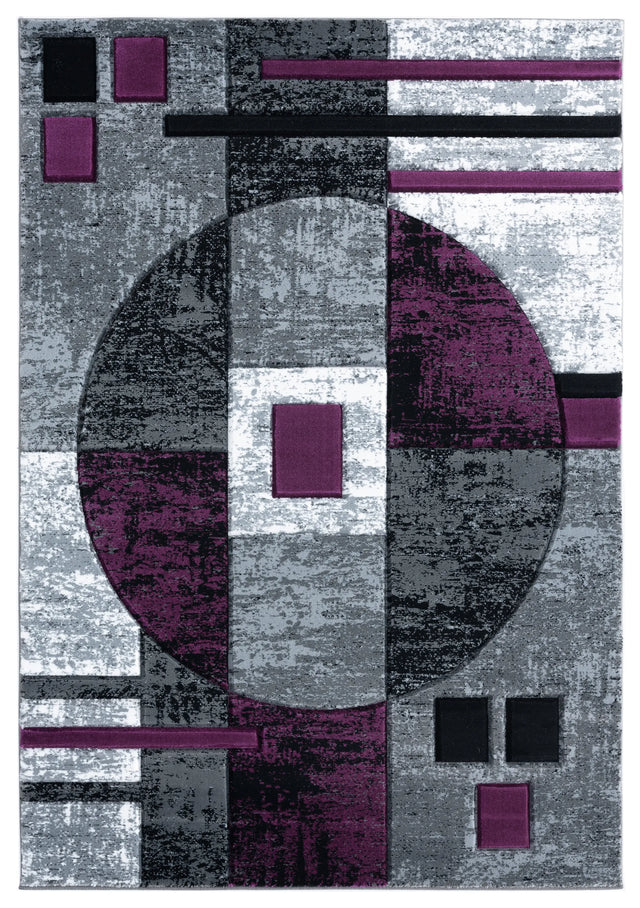 United Weavers Bristol Epsilon Plum Rug - front view