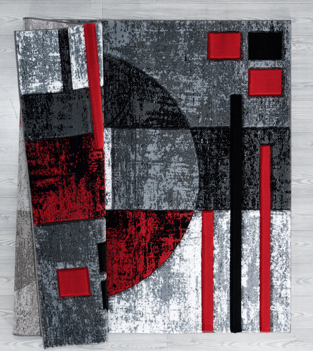 United Weavers Bristol Epsilon Red Rug - backing detail