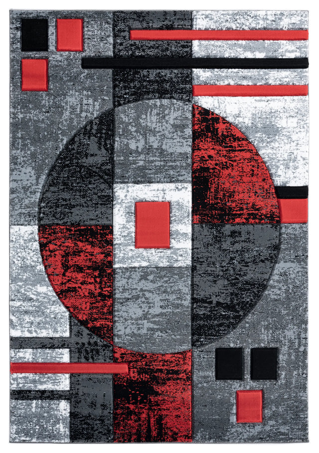 United Weavers Bristol Epsilon Red Rug - front view