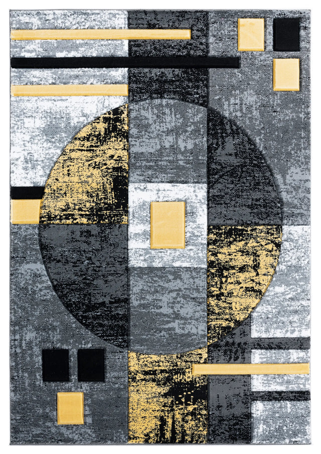 United Weavers Bristol Epsilon Yellow Rug - front view