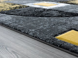 United Weavers Bristol Epsilon Yellow Rug - pile height detail